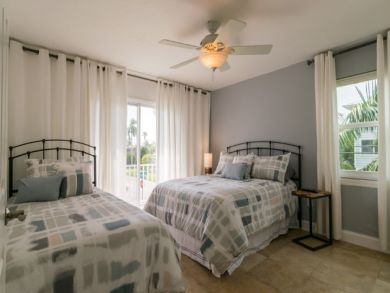 Bedroom Two with Double Bed and Twin Bed